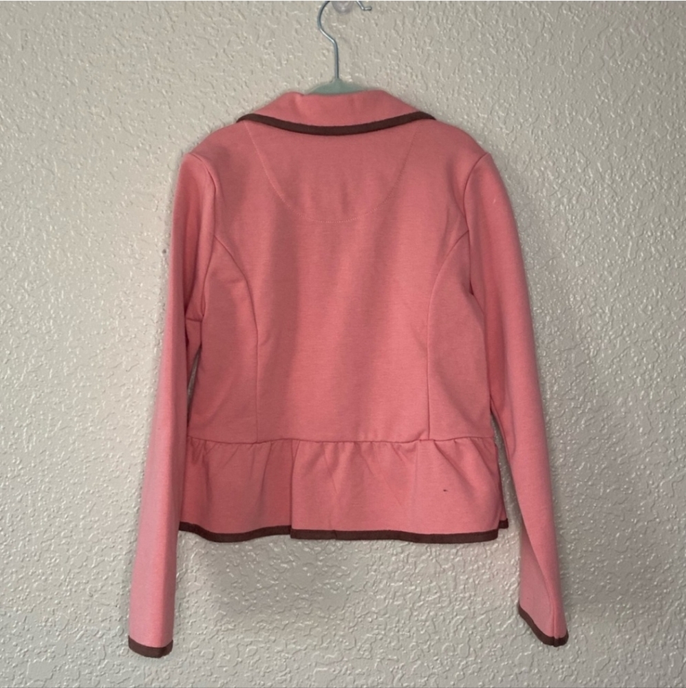 Janie and Jack Peplum ponte blazer - Picture 3 of 3